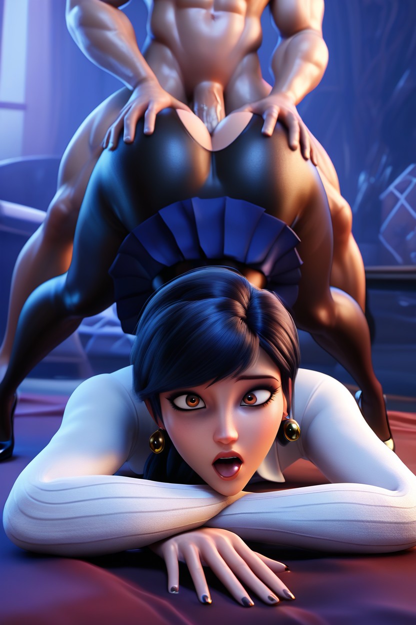Man Fucking Woman, Large Ass, 25+ AI Porn
