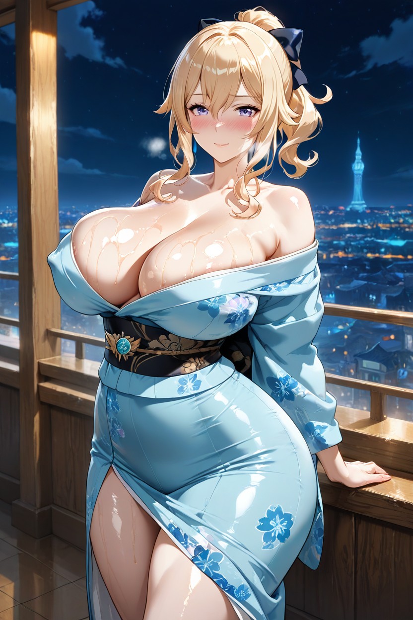 Kimono, Exposed Breast, In Heat Hentai AI Porn