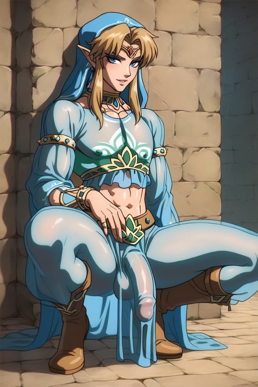 Eyeshadow, Very Detailed Anime Style, Sexy Eyes Shemale AI Porn
