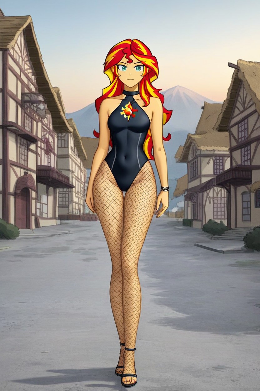 Sunset Shimmer, Solo, Wearing Clothes AI Porn