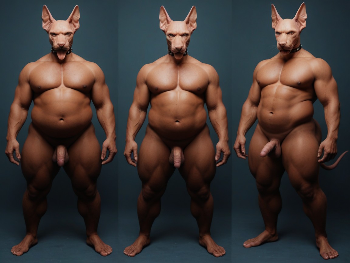 Thick, Full Body, Tongue Out AI Gay Porn