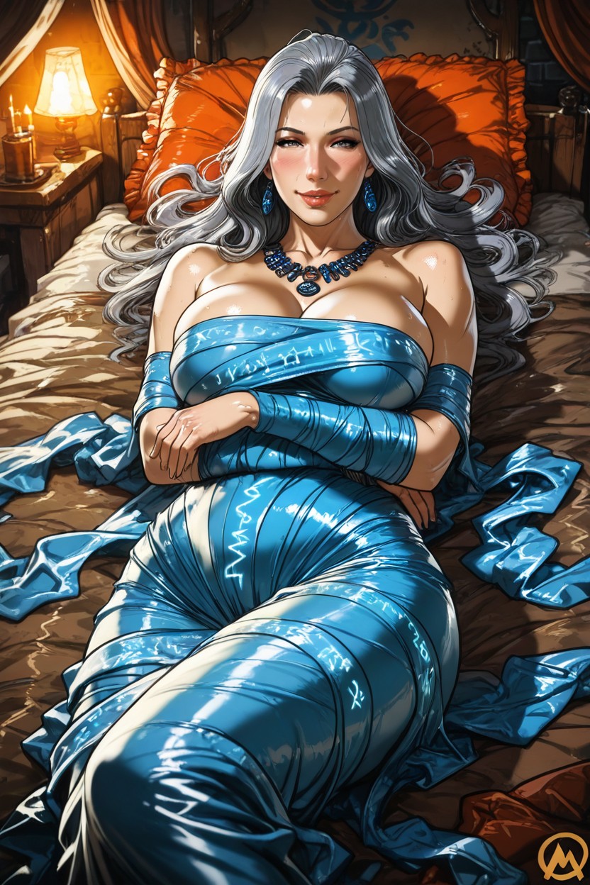 18+, Alone, Laying AI Porn