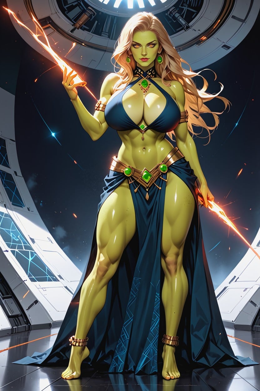 Blonde Hair, Perfect Anatomy, Perfect Body Hentai AI Porn