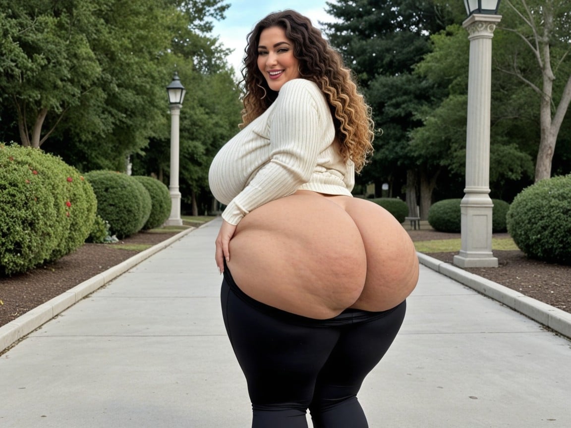 Ganzkörper, Great Big Ass, Massive Ass BBW KI Porno