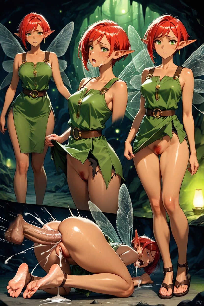 Spherical And Bouncing Breast, Spread Long Toes, Precisely Merged Overlapping Forms Hentai AI Porn