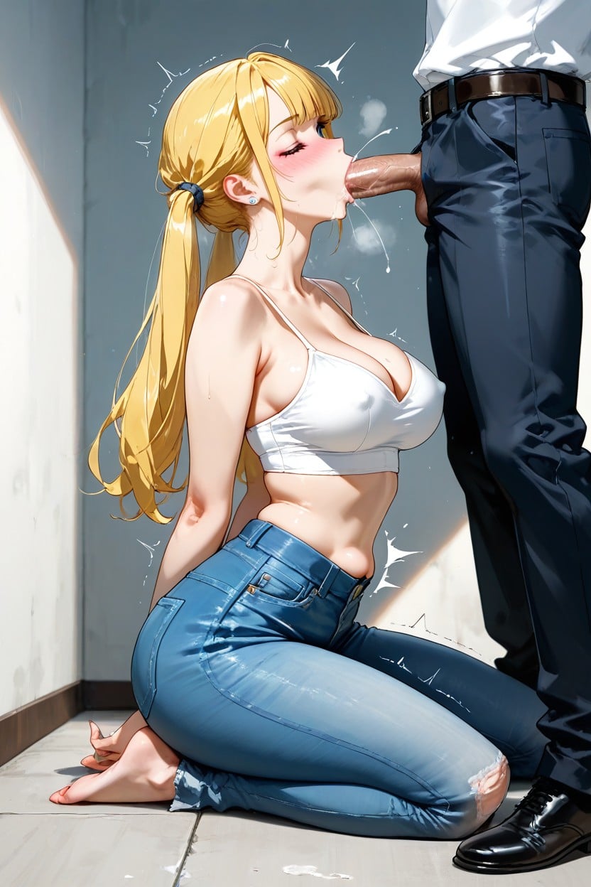Bust Shot, Side View, Straight AI Porn