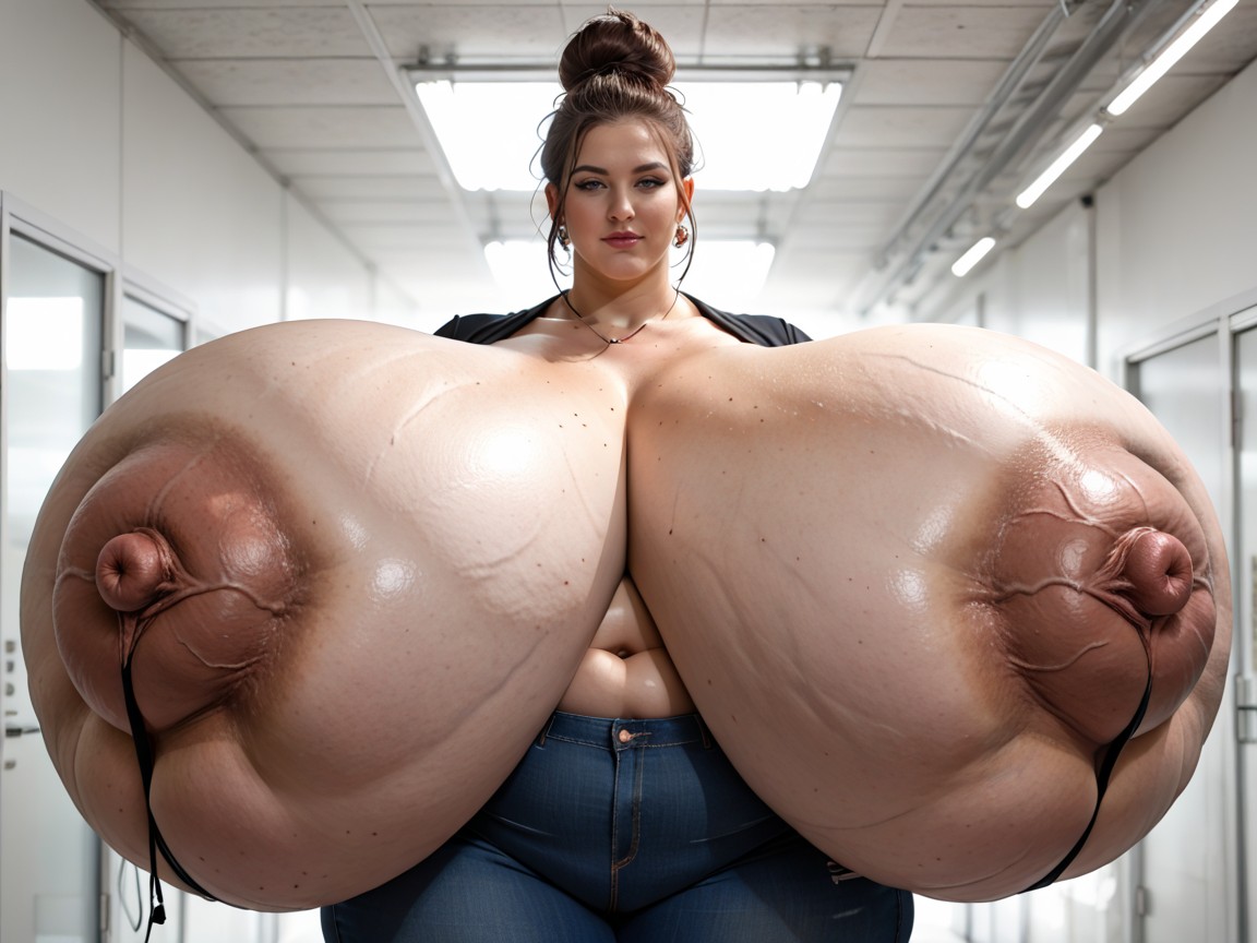 Breast To Body Ratio Multiply Sizex, Darken Varicose Veins, Breast To Body Ratio Multiply Sizex BBW AI Porn