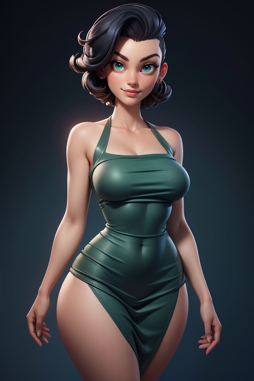 Lady Jaye, Mohawk Hairstyle Shaved Bald On The Sides, Bald On The Sides Hentai AI Porn
