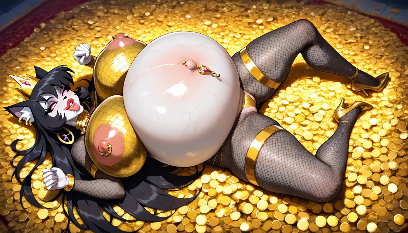 Solo, Laying, High Heels Hentai AI Porn