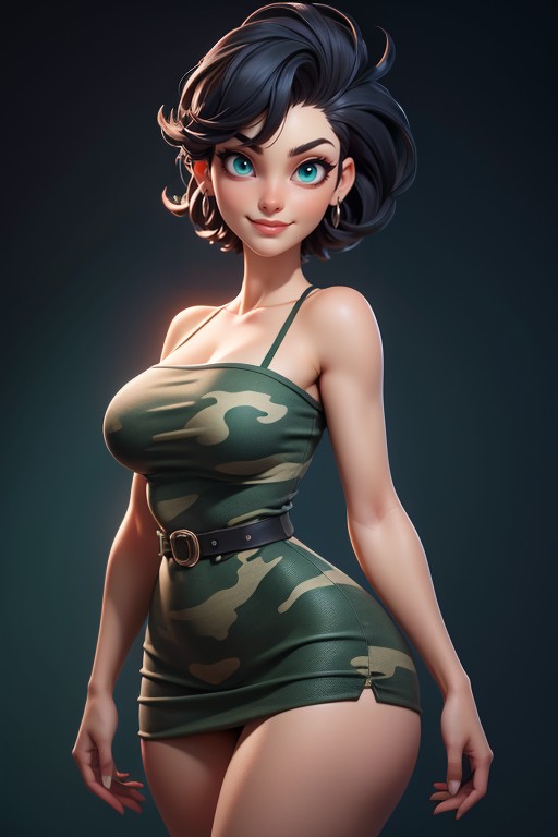 Correct Body Proportions, Large Breasts, 25+ Hentai AI Porn