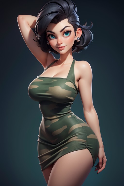 Large Breasts, No Hair At The Back Of Her Head, No Hair At The Back Of Her Head Hentai IA
