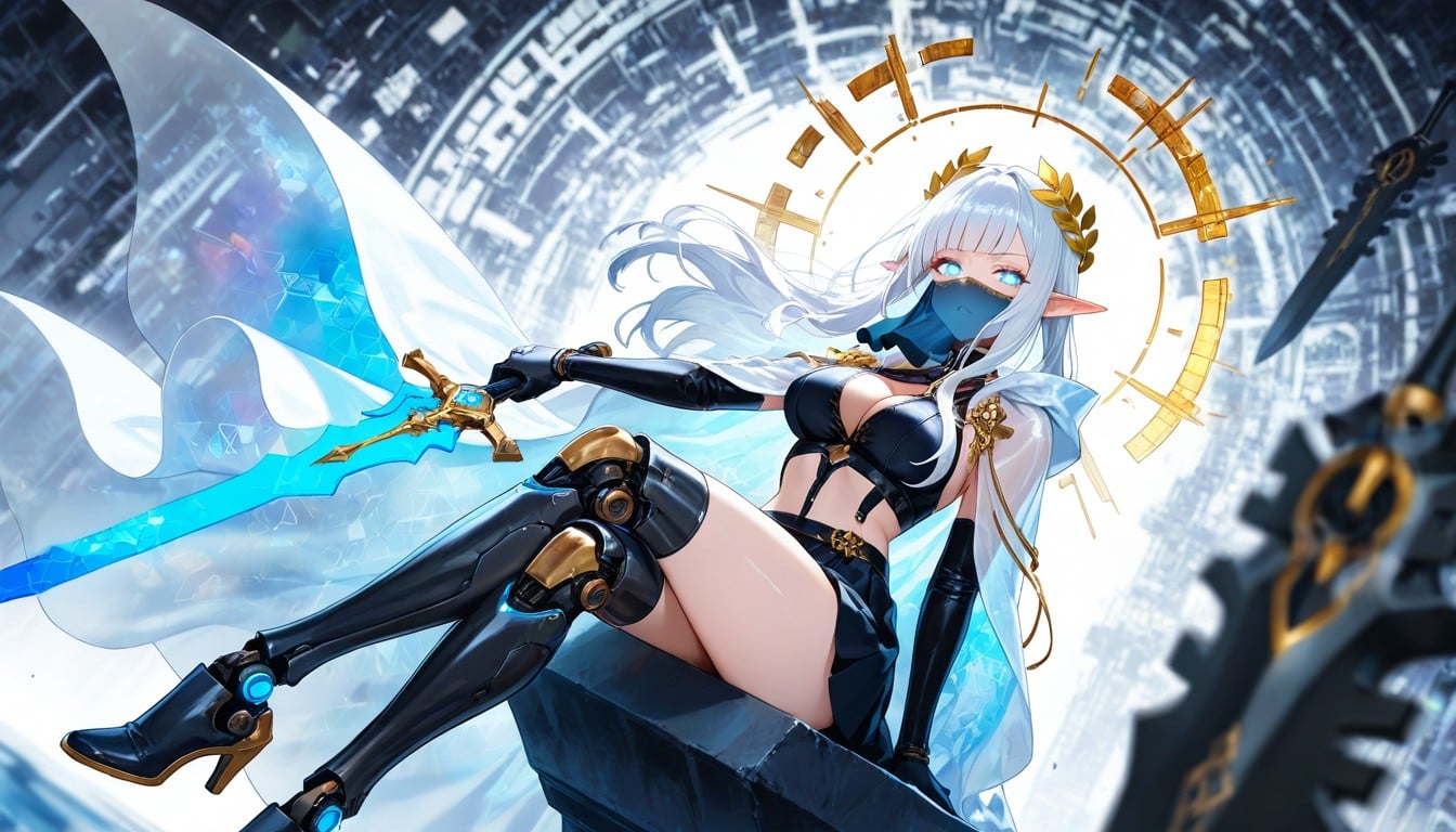 Blue Eyes, Cybernetic, K AI Porn