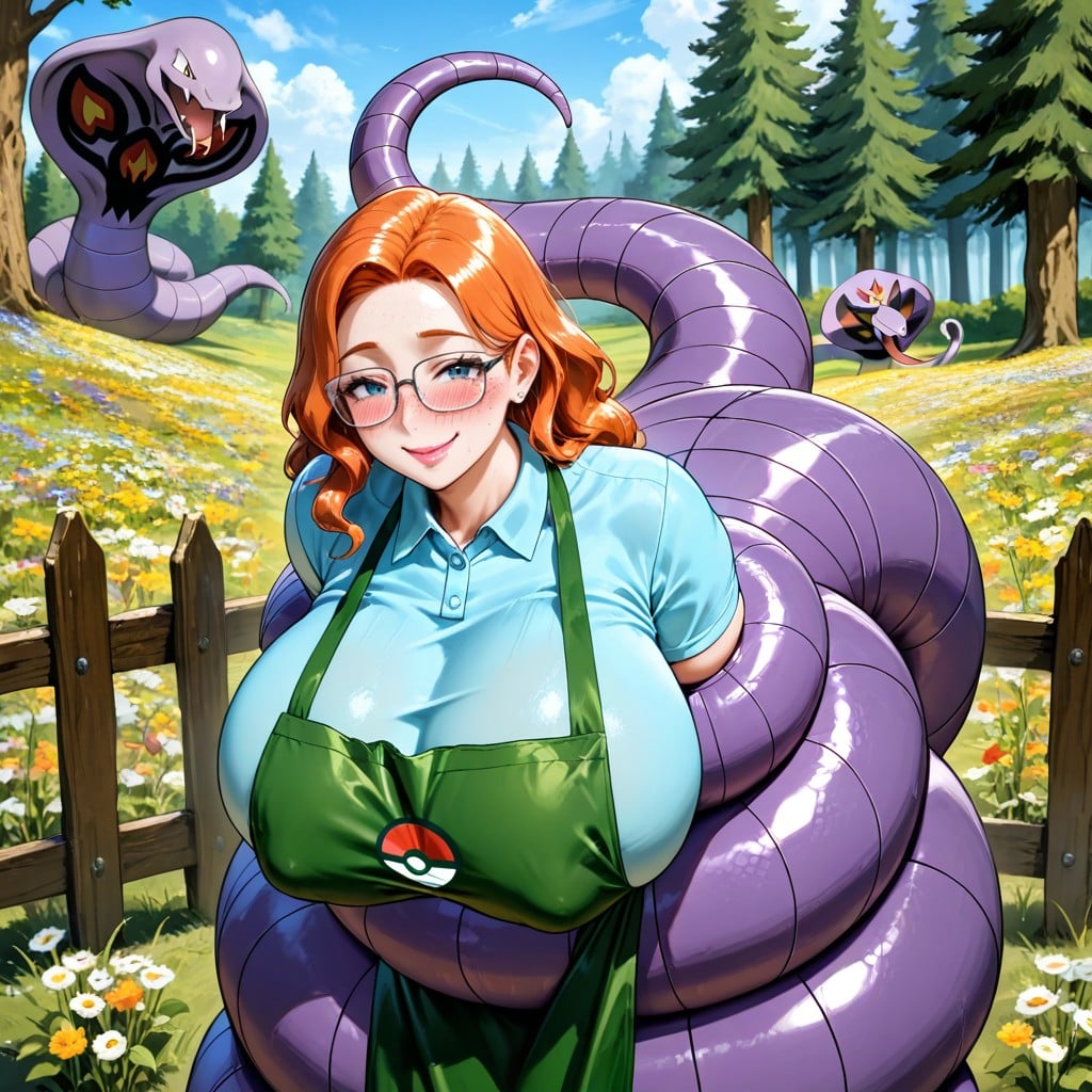 Impossibly Long Hyper Penis, Leafy Canopy, Sunlit Forest Clearing Hentai AI Porn