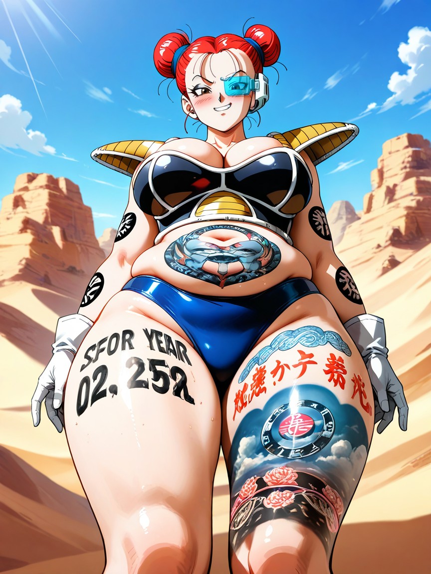 Brown Eyes, Black Eyeliner, Dbz Hentai AI Porn