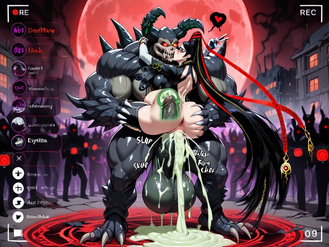Chat User Panel, Skinny, Creepy Black Aura Fog Hentai AI Porn