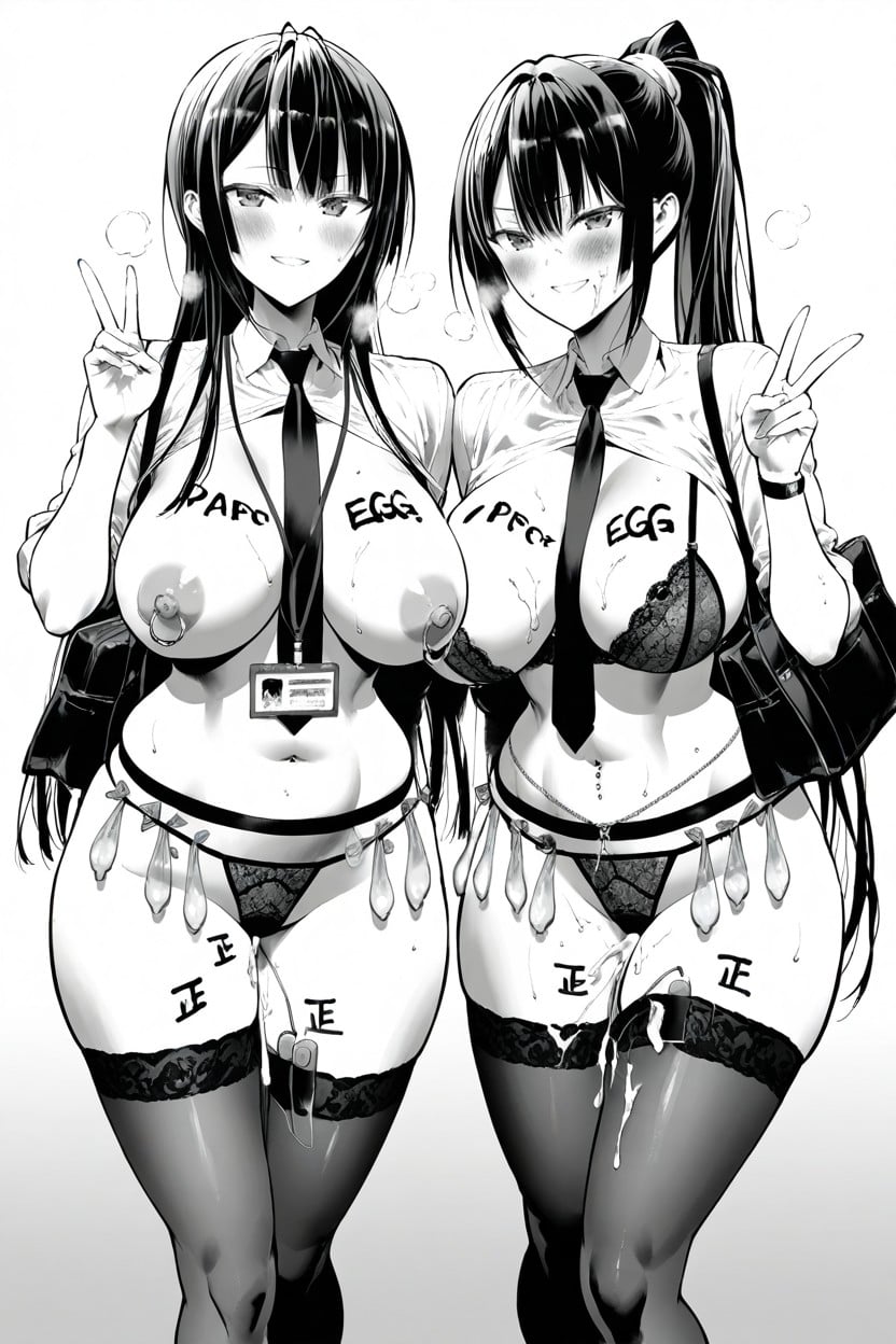 V Sign, Tall, Sexy Breath Hentai AI Porn