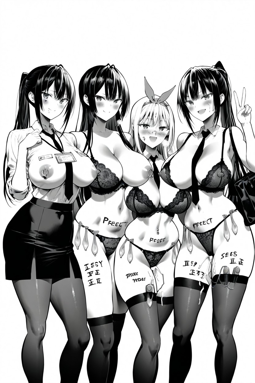 Cum Overflow, Lanyard, Natural Breast Hentai AI Porn