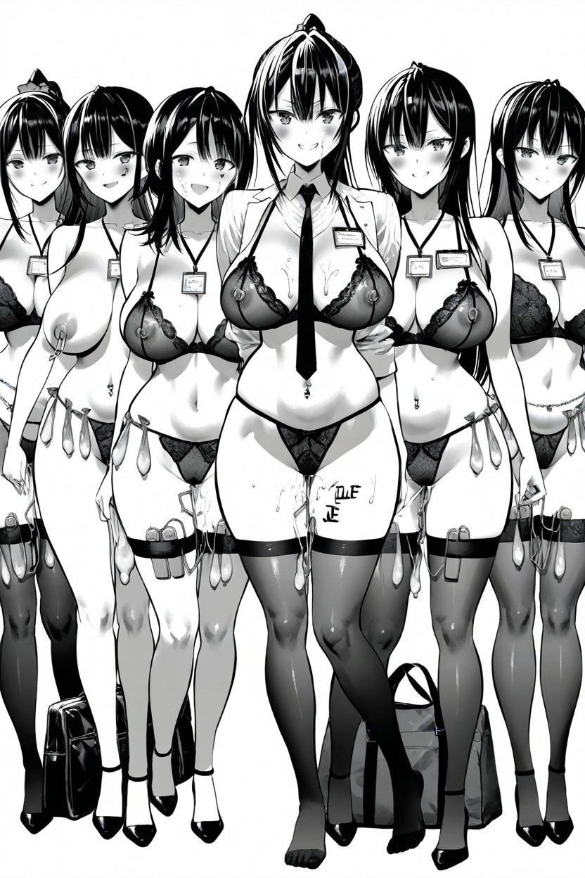 Cum Overflow, Belly Writing, Egg Vibrator On Thigh Hentai AI Porn