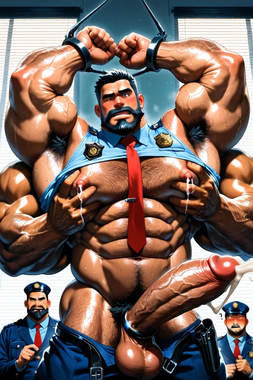 Huge Thighs, Gigantesco, Thick Eyebrows Porno gay IA