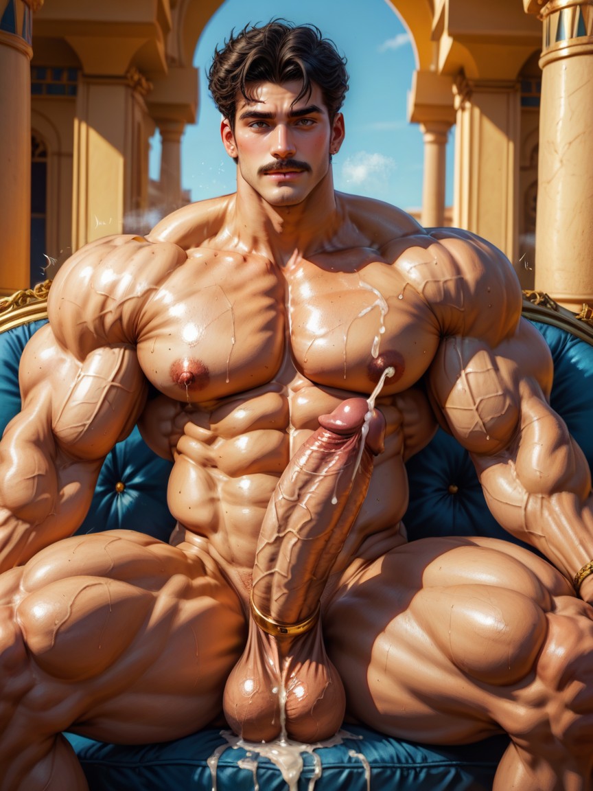Octane Render, Biting Lip Seriously, Muscular Legs Porno IA Gay