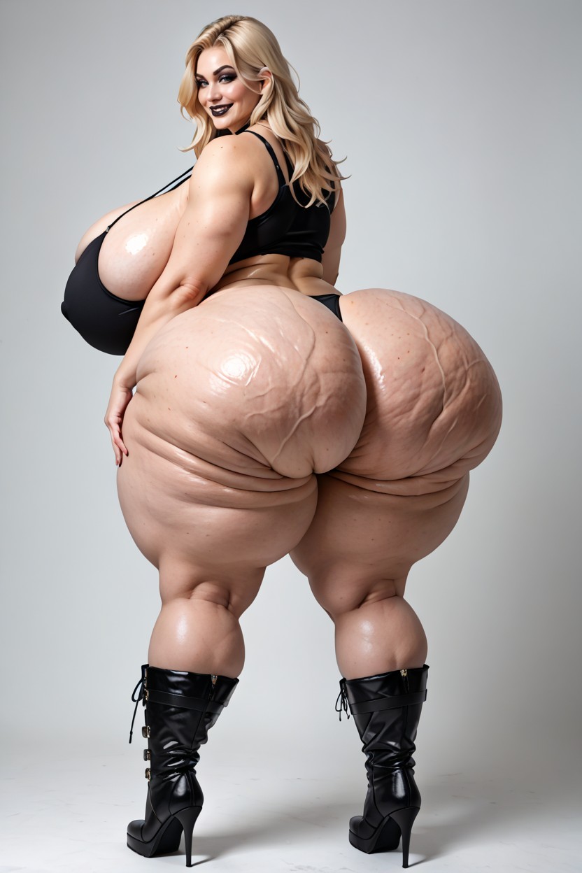 Impossibly Disproportionate Pawg Shape Thighs, Piel Grasa, 18+ Porno BBW IA