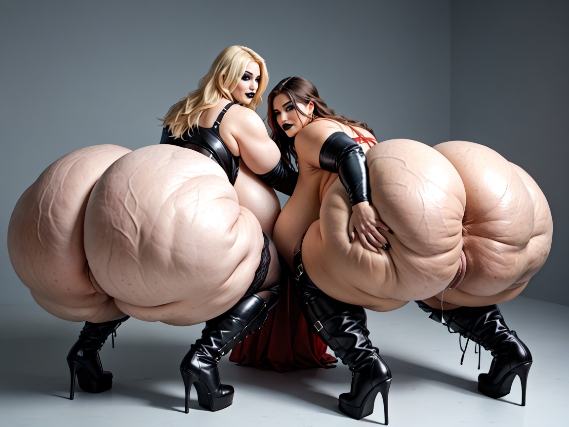 Colossal Breast, Ass To Body Ratio Multiply Sizex, Add Extreme Hyper Cellulitis To Entire Surface Area Of Body BBW AI Porn
