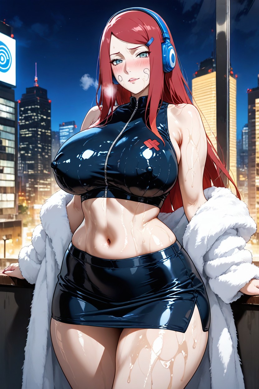 Erect Nipples, Pale Skin, Heavy Breathing Hentai AI Porn