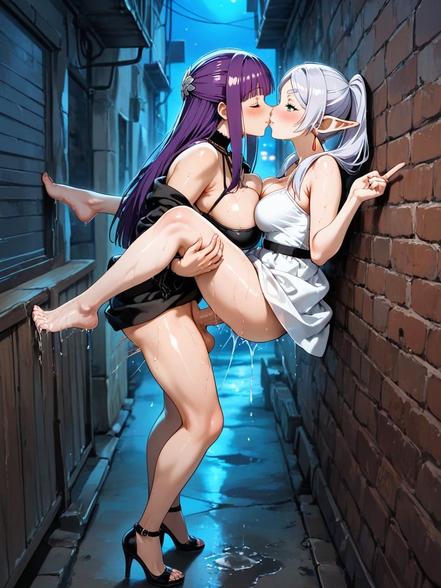 25+, Night, Futanari Sex Possible Positions Hentai AI Porn