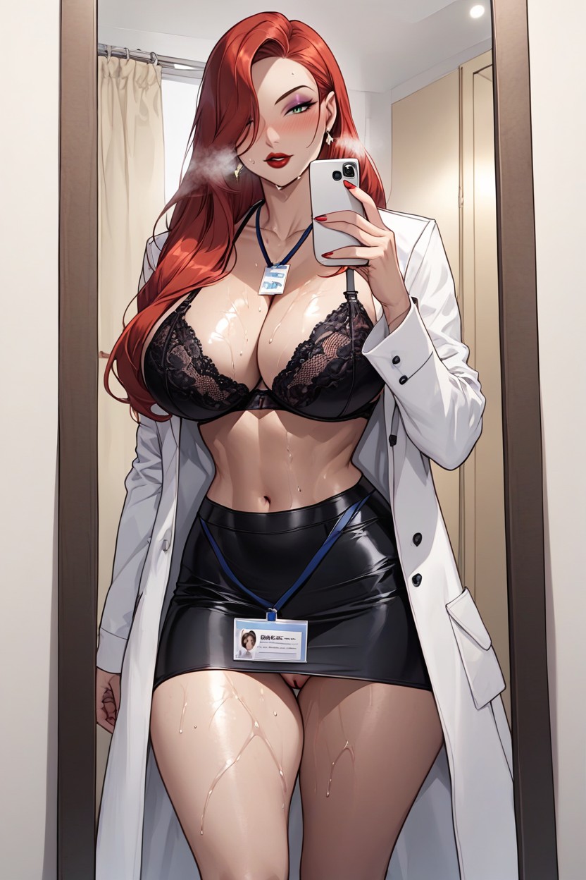 Blushing, High Resolution, Waist Hentai AI Porn