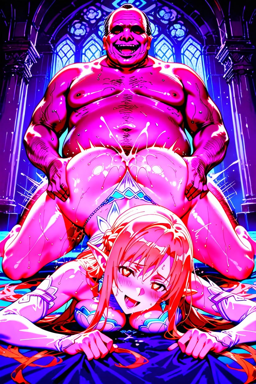 Medium Breasts, Smeared Makeup, Wide Hips Hentai AI Porn