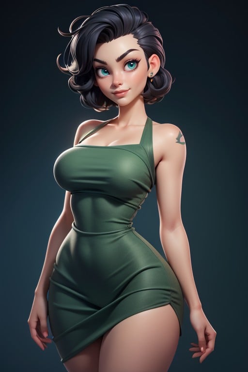 Sexy Smile, Thick Thighs, Lady Jaye Hentai AI Porn