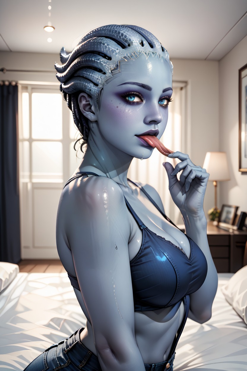 Slicked Back, Wide Hips, Round Cheeks AI Porn