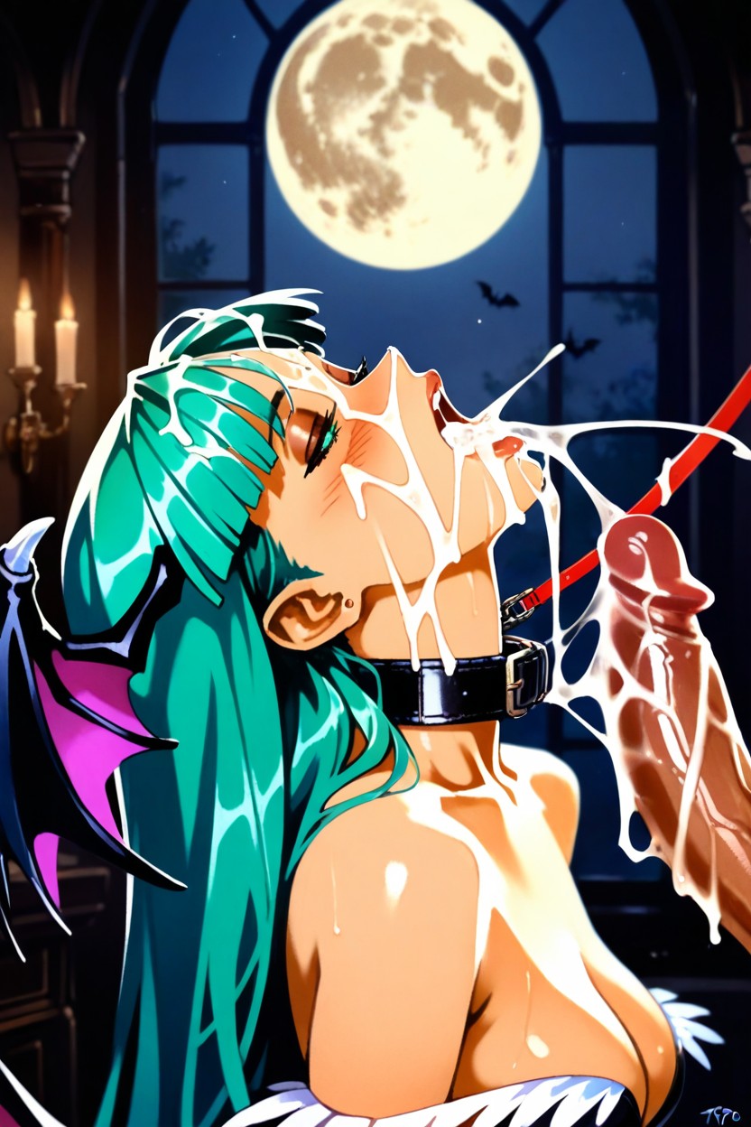 Red Cock, Dark Cinematic Lighting, Blush Hentai AI Porn