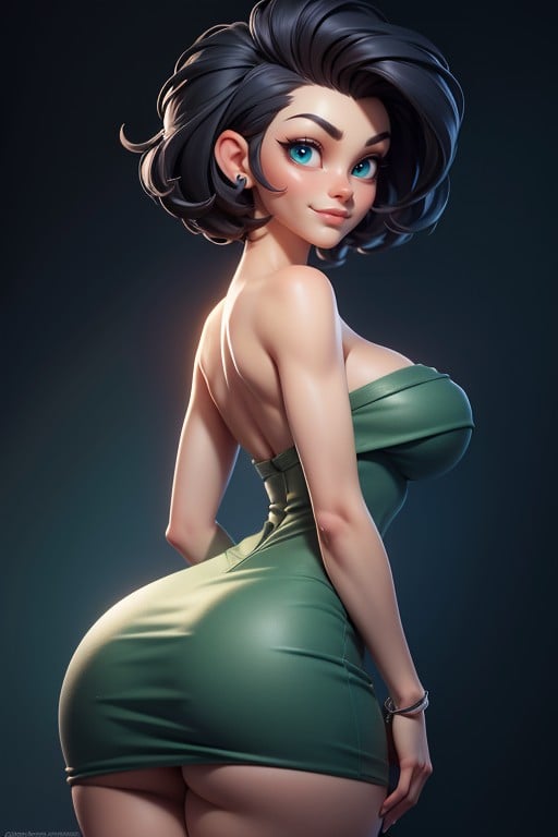 Sexy Smile, Lady Jaye, No Hair At The Back Of Her Head Hentai AI Porn