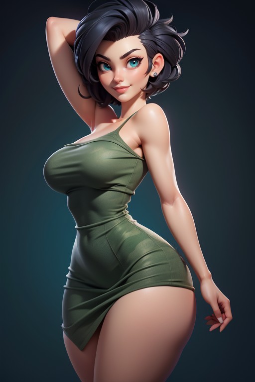 Lady Jaye, Thick Thighs, Head Bald On The Sides Hentai AI Porn