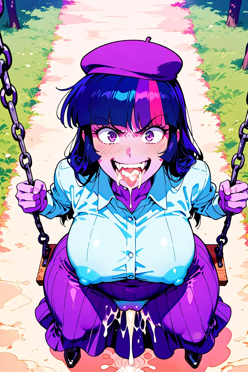 Legs Apart, Anus, Twilight Sparkle Hentai AI Porn