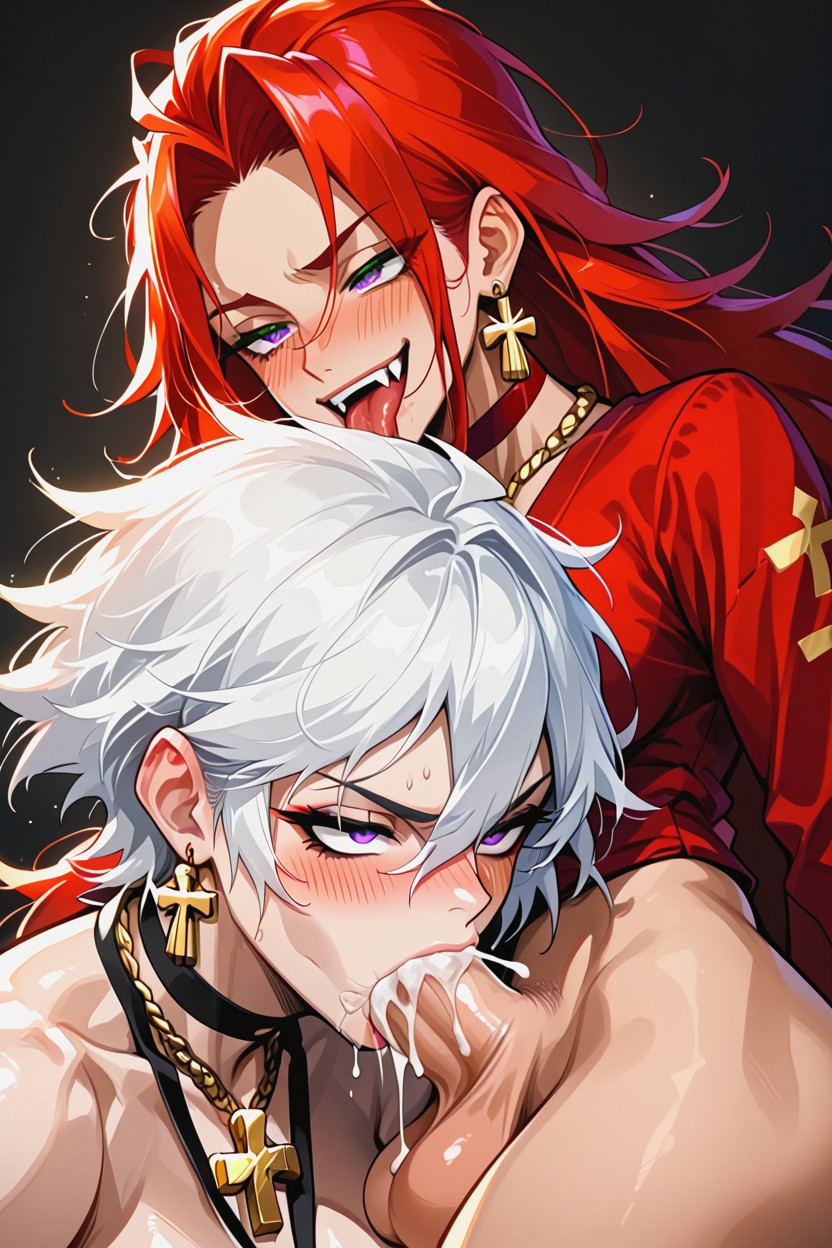 Tongue Out, Fangs, Large Ass AI Porn