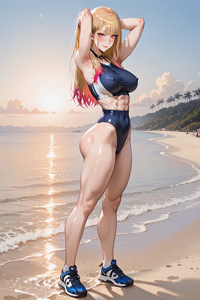 Sunset, Standing, Low Fat Hentai AI Porn