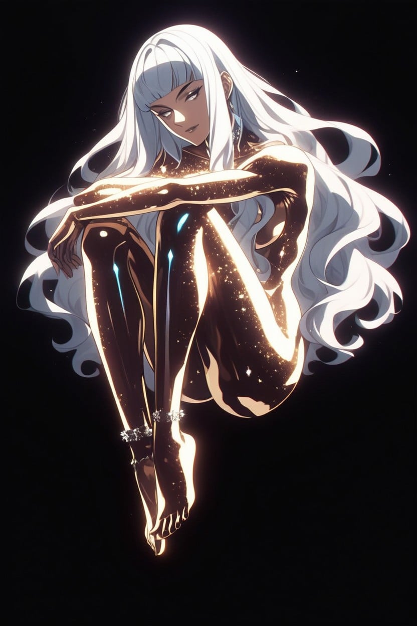 Toes Pointed, Person, Long Length Hair AI Porn