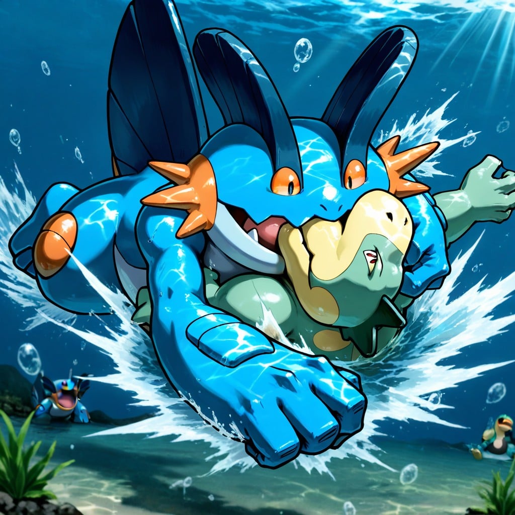 High-speed Motion, Swampert's Expression, Aquatic Plants Swaying Hentai AI Porn