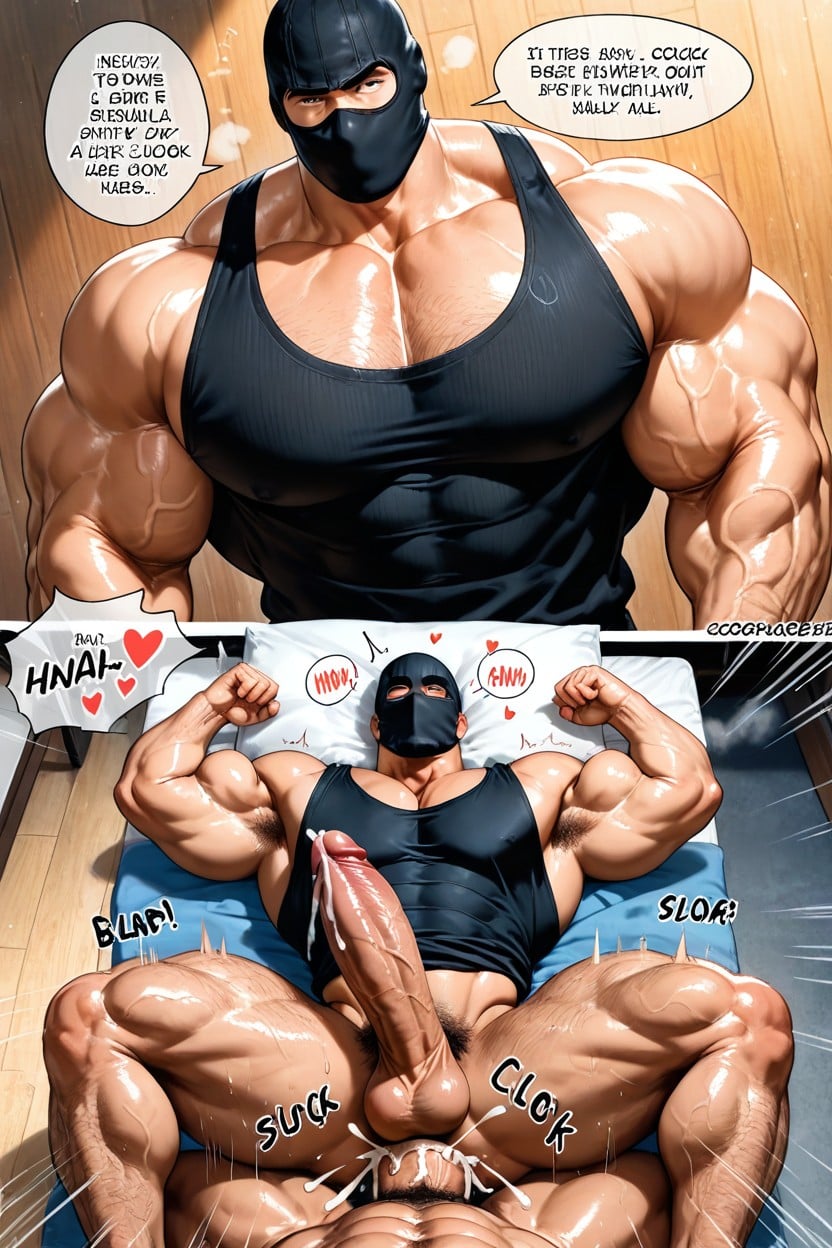 Bara Manga, Extreme Gigantic Thick Cock, Newest AI Gay Porn