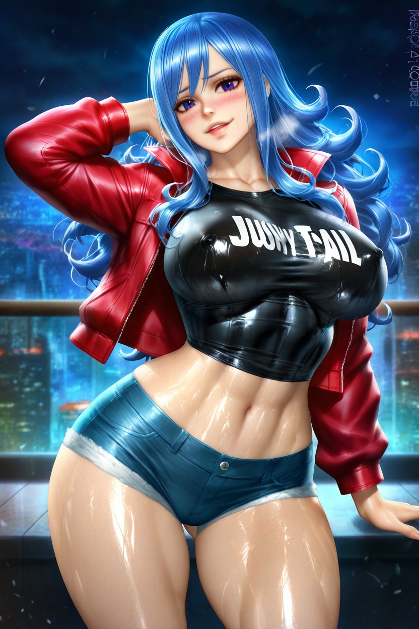 Busty, Oiled Skin, Perfect Waist Hentai AI Porn