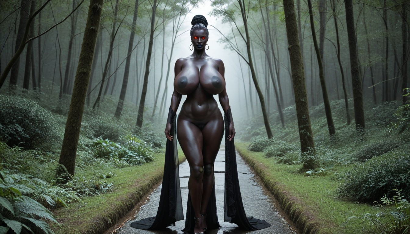 Classy Milf, African, 30+ AI Porn