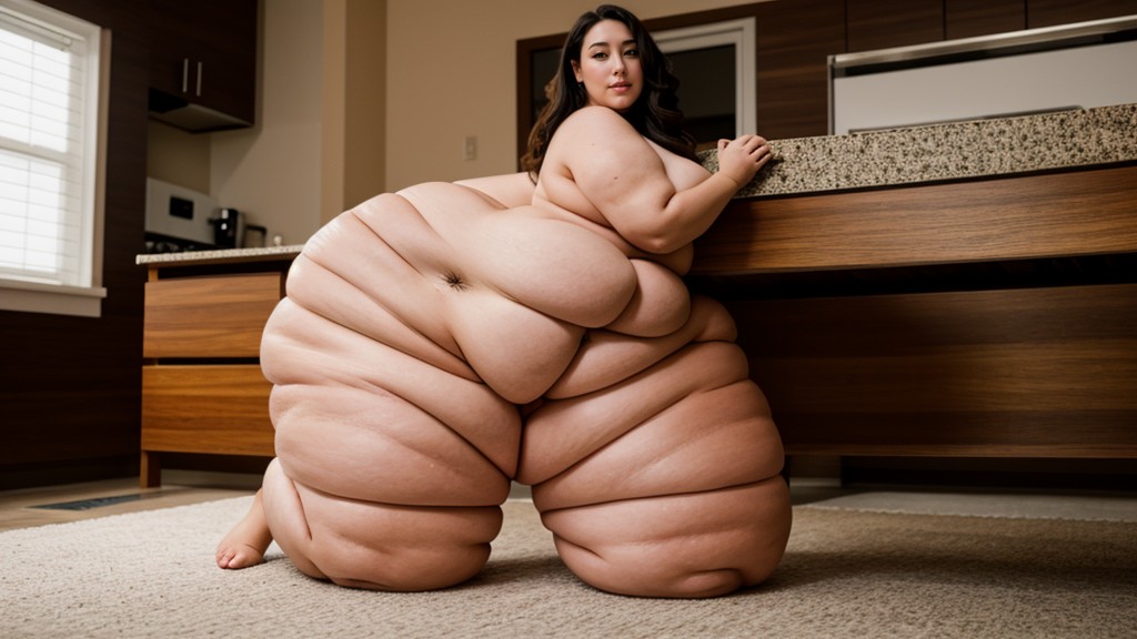 Increase Extreme Hyper Wide Hips, Extremely Large Ass, 18+ AI Porn