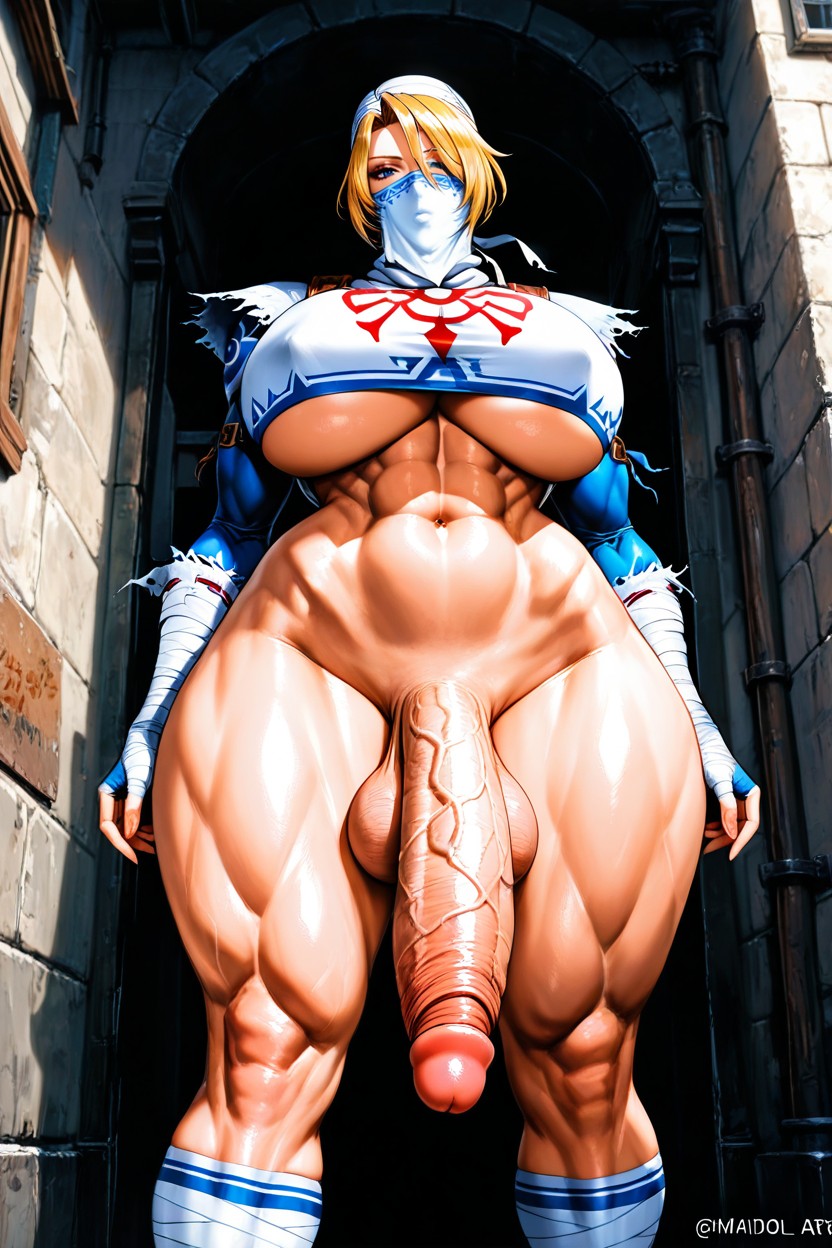 Hyper Detailed, Standing, Crop Top AI Porn
