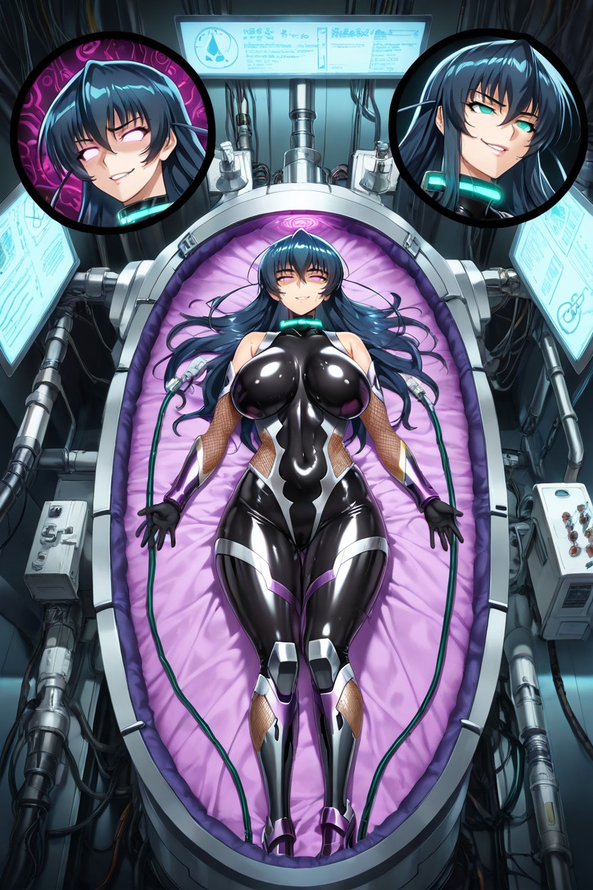 Emotional Erasure, Steel Collar, Latex Full Body Leotard Hentai AI Porn
