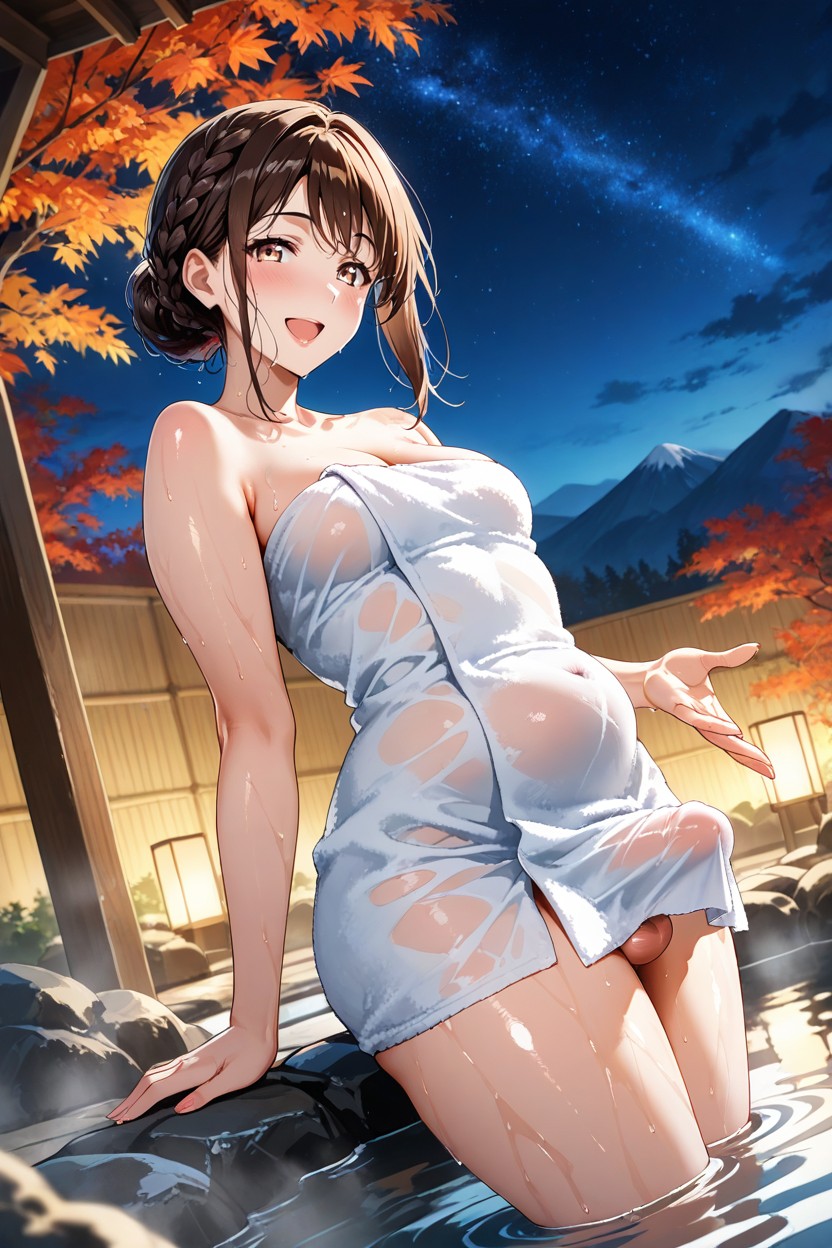 Light Red Moist Eyes, Shiny Skin, Dynamic Angle Hentai AI Porn