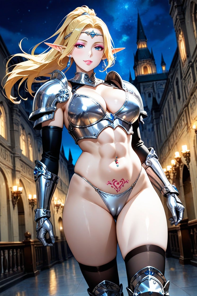 Cinematic, Long Hair, Black Arm Sleeves Hentai AI Porn