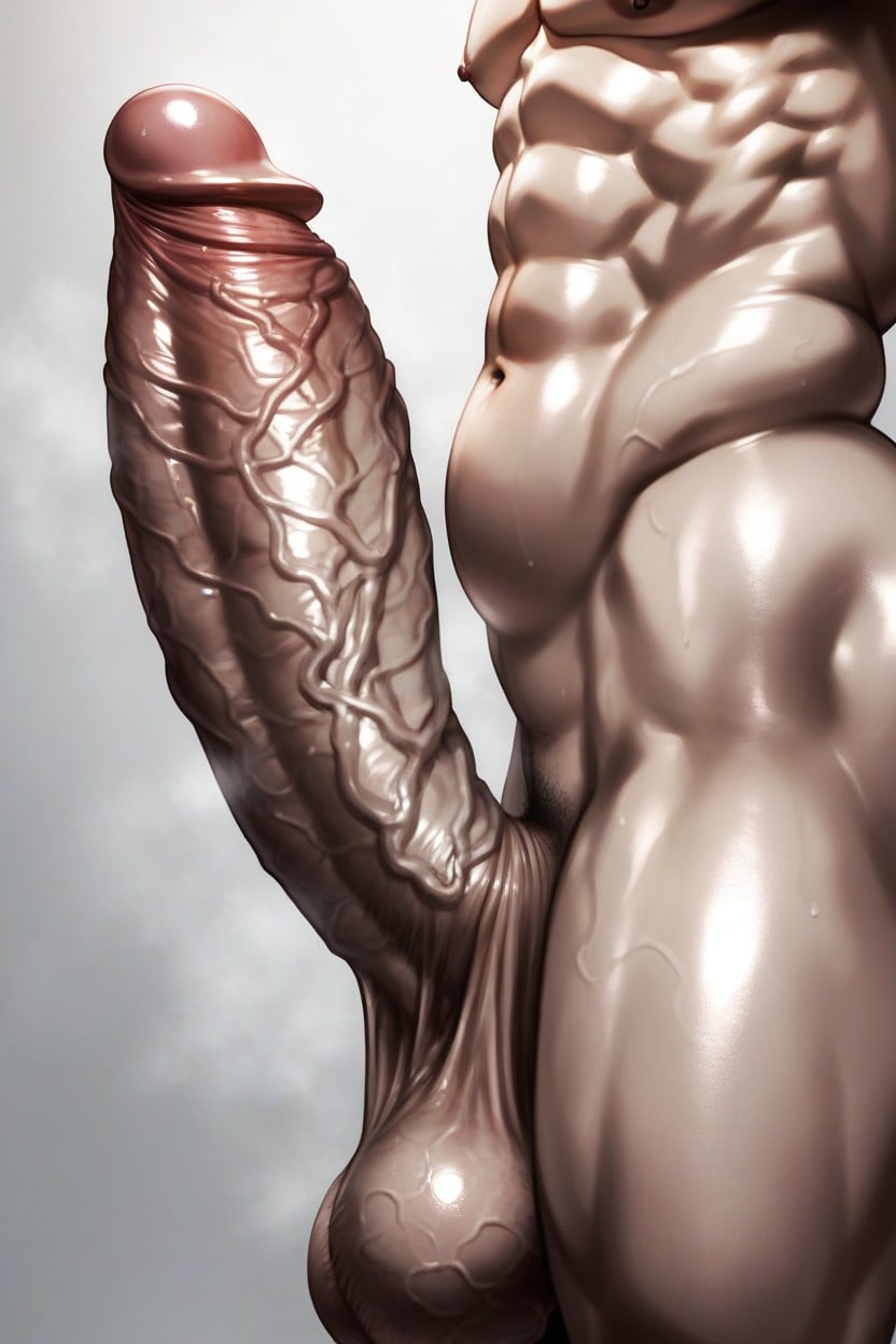 Arching, Side View, Thick In The Middle Of The Shaft AI Porn