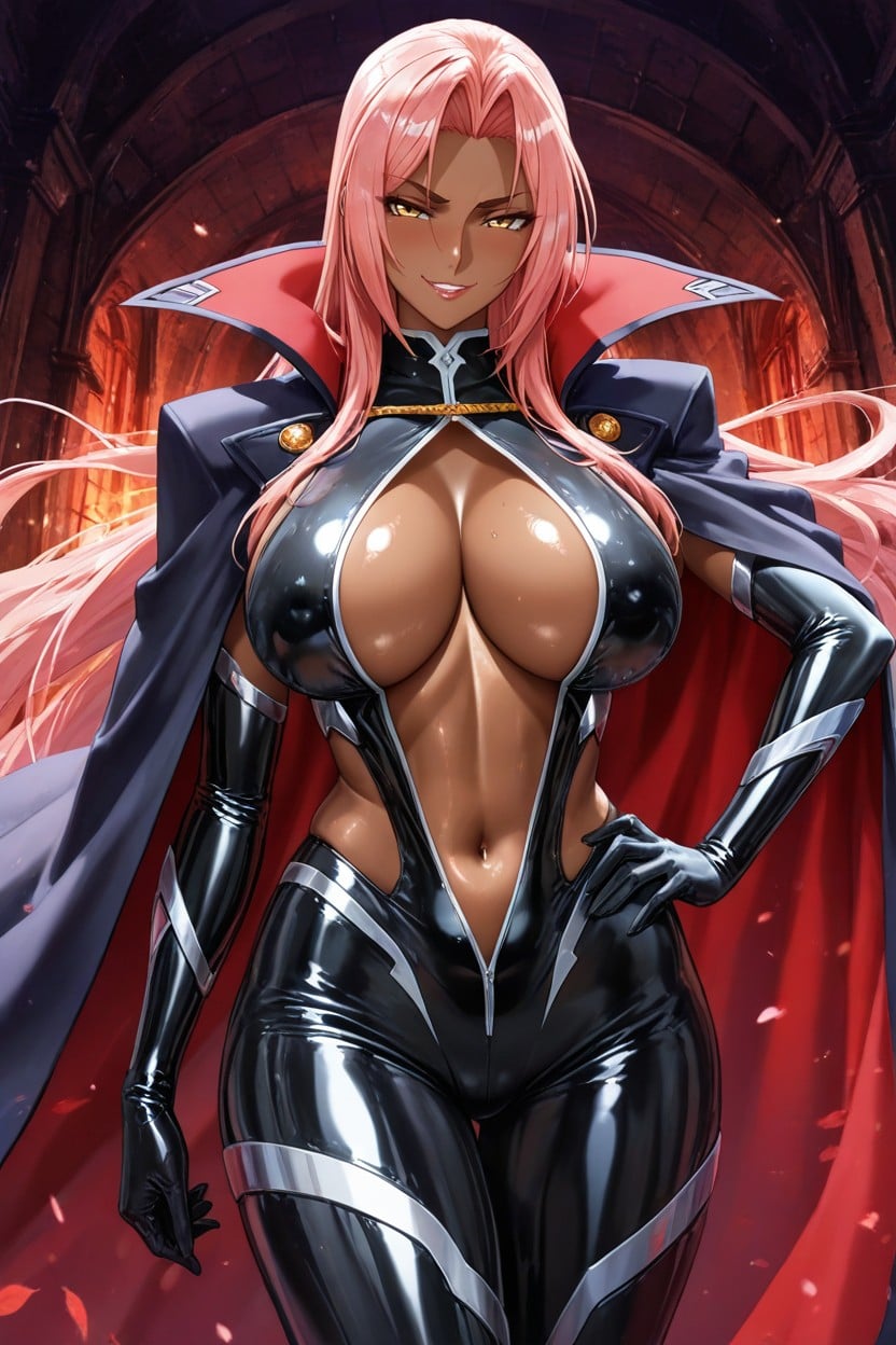 Yellow Eyes, Shapely, High Resolution Hentai AI Porn